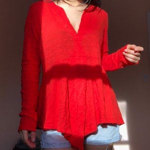 Anthropologie red top